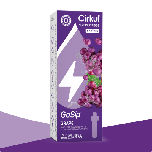 Sugar-Free GoSip Grape 7BNK - Zero-Calorie Multi-Flavor Sip Pods for Water Bottle - Default Title