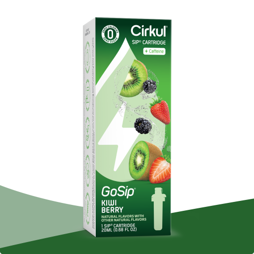 Natural Fruit Flavored GoSip Kiwi Berry FTUR - Vitamin-Infused Natural Refreshing Flavor Core - Default Title
