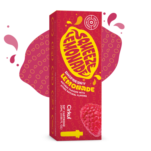 Zero-Calorie Squeeze Raspberry Lemonade QTAS - Electrolyte Hydration Enhanced Taste Cartridges - Default Title