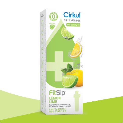 Sugar-Free FitSip Lemon Lime (Stevia) PO5V - Vitamin-Infused Natural Refreshing Flavor Core - Default Title