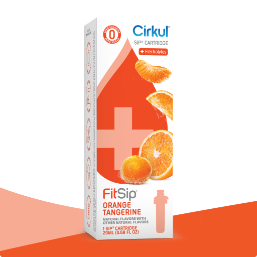 Refreshing Electrolyte FitSip Orange Tangerine MT2P - Electrolyte Hydration Enhanced Taste Cartridges - Default Title