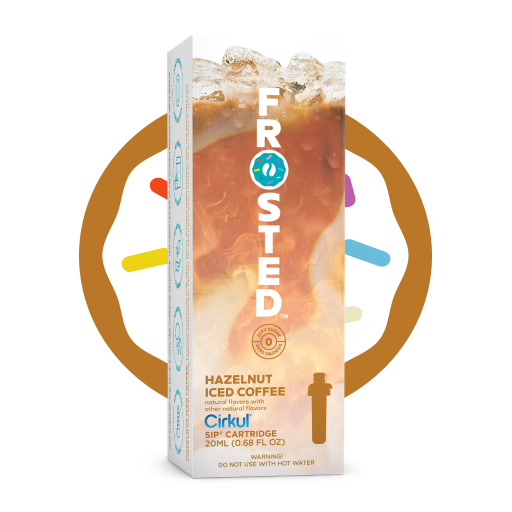 Refreshing Electrolyte Frosted Hazelnut Iced Coffee IXOP - Sugar-Free Fruit Flavor Cartridge Refill - Default Title