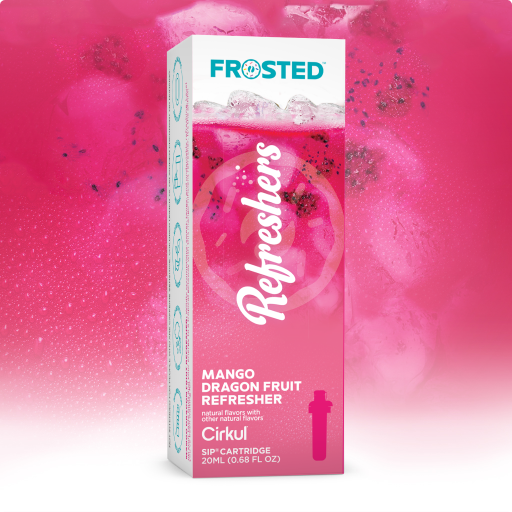 Sugar-Free Frosted Mango Dragon Fruit Refresher 5X1T - Electrolyte Hydration Enhanced Taste Cartridges - Default Title