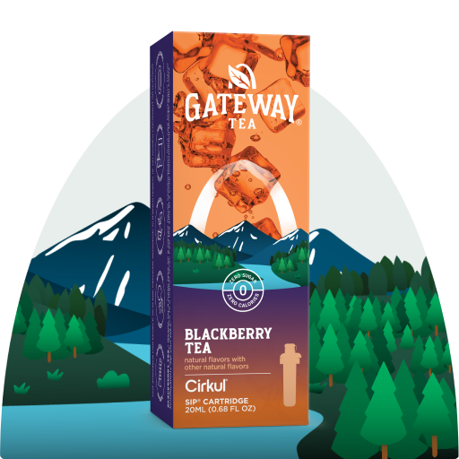 Vitamin-Infused Gateway Blackberry Tea BDE1 - Sugar-Free Fruit Flavor Cartridge Refill - Default Title