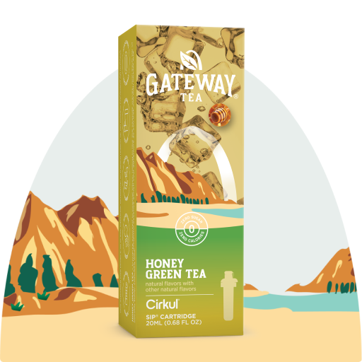 Sugar-Free Gateway Honey Green Tea D1OV - Electrolyte Hydration Enhanced Taste Cartridges - Default Title