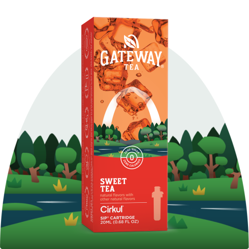 Refreshing Electrolyte Gateway Sweet Tea ZMX1 - Zero-Calorie Multi-Flavor Sip Pods for Water Bottle - Default Title