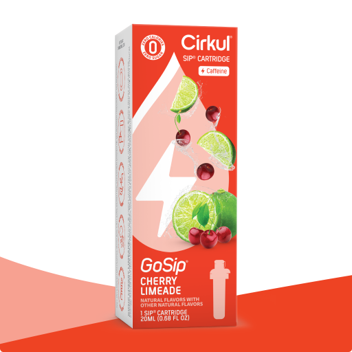 Zero-Calorie GoSip Cherry Limeade 1XY7 - Sugar-Free Fruit Flavor Cartridge Refill - Default Title