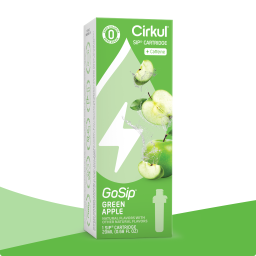 Refreshing Electrolyte GoSip Green Apple U1U4 - Sugar-Free Fruit Flavor Cartridge Refill - Default Title