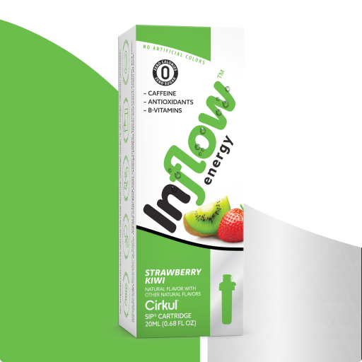 Vitamin-Infused Inflow Energy Strawberry Kiwi H4WK - Zero-Calorie Multi-Flavor Sip Pods for Water Bottle - Default Title