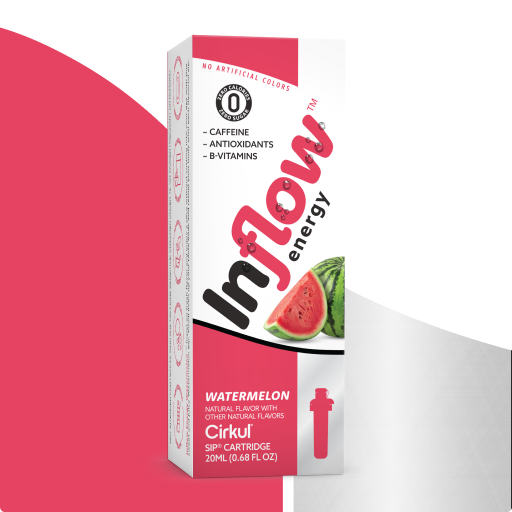 Vitamin-Infused Inflow Energy Watermelon 8J1M - Sugar-Free Fruit Flavor Cartridge Refill - Default Title