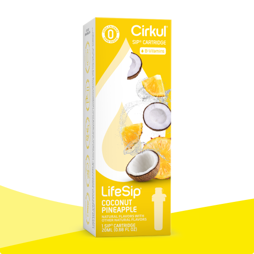 Sugar-Free LifeSip Coconut Pineapple 4960 - Zero-Calorie Multi-Flavor Sip Pods for Water Bottle - Default Title