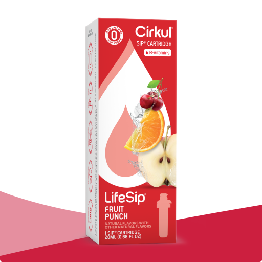Vitamin-Infused LifeSip Fruit Punch EF28 - Sugar-Free Fruit Flavor Cartridge Refill - Default Title