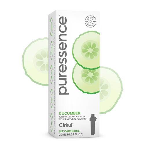 Zero-Calorie Puressence Cucumber (Unsweetened) 5WHH - Sugar-Free Fruit Flavor Cartridge Refill - Default Title