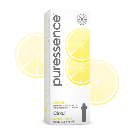 Natural Fruit Flavored Puressence Lemon (Unsweetened) TUY8 - Sugar-Free Fruit Flavor Cartridge Refill - Default Title