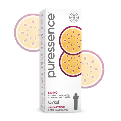 Vitamin-Infused Puressence Lilikoi (Unsweetened) C3N8 - Zero-Calorie Multi-Flavor Sip Pods for Water Bottle - Default Title