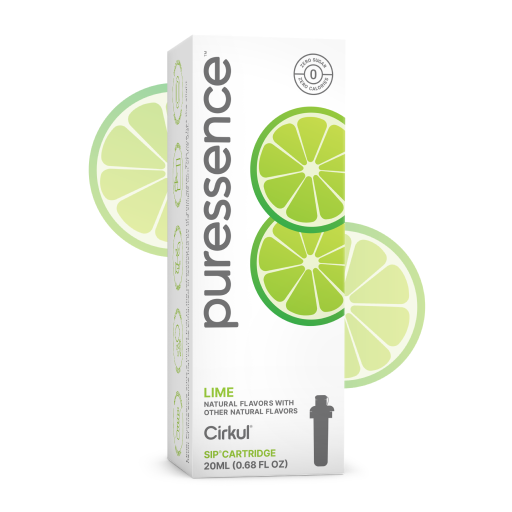 Zero-Calorie Puressence Lime (Unsweetened) DHD6 - Sugar-Free Fruit Flavor Cartridge Refill - Default Title