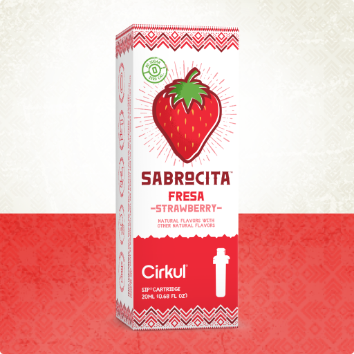 Refreshing Electrolyte Sabrocita Strawberry 3QID - Electrolyte Hydration Enhanced Taste Cartridges - Default Title