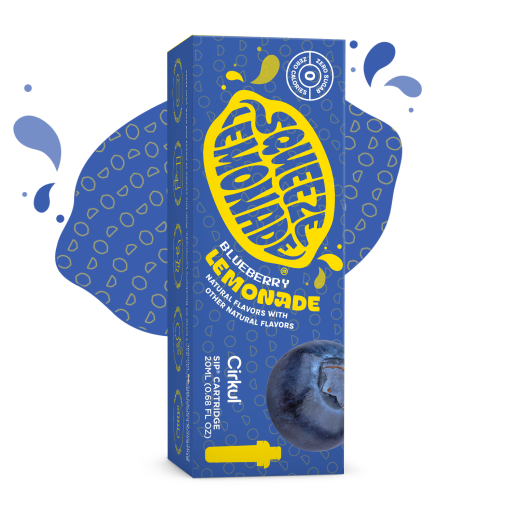 Natural Fruit Flavored Squeeze Blueberry Lemonade IU8A - Sugar-Free Fruit Flavor Cartridge Refill - Default Title